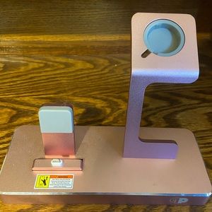 Apple watch and iphone charging stand